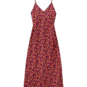 Zara satin effect print dress